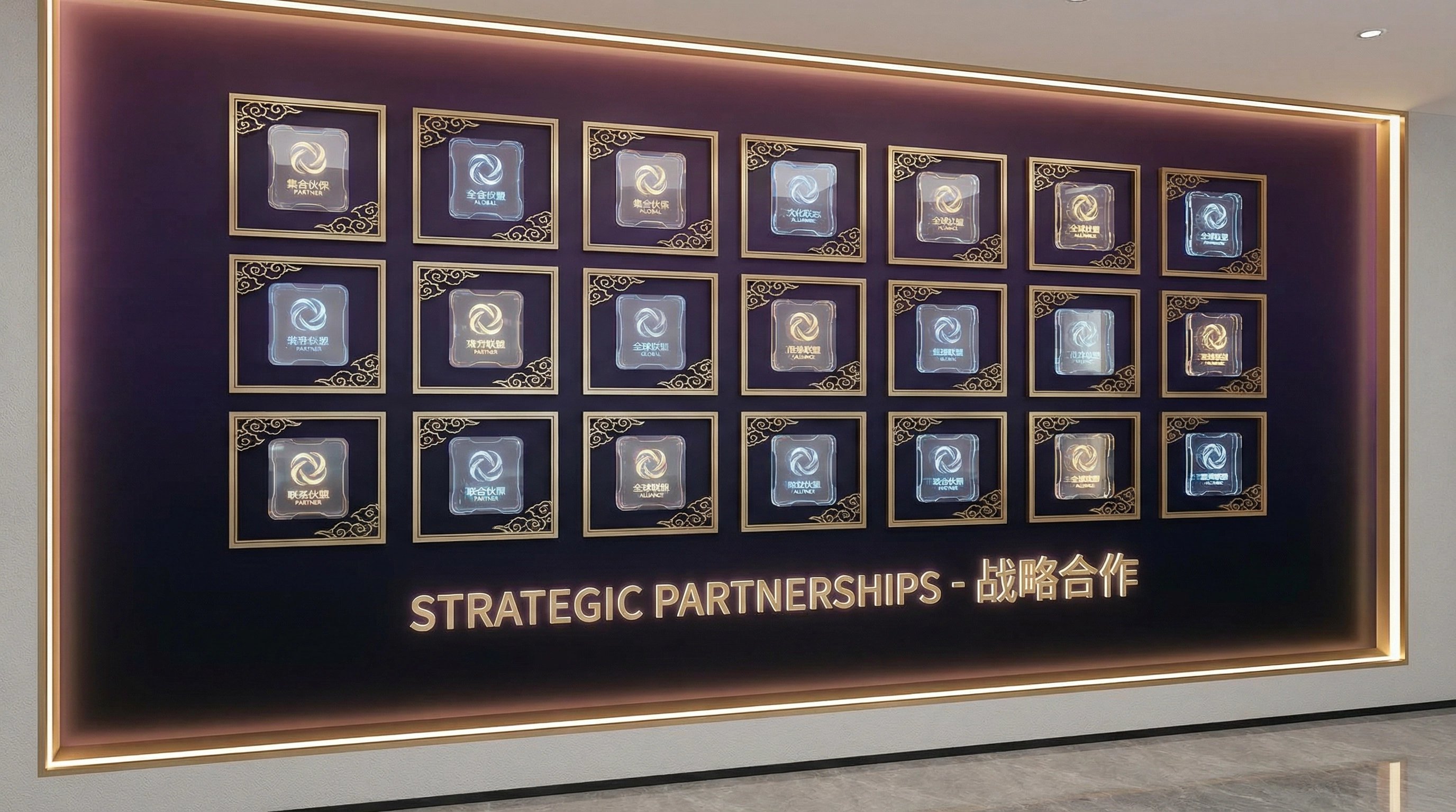 福利姬网站合作品牌Logo墙