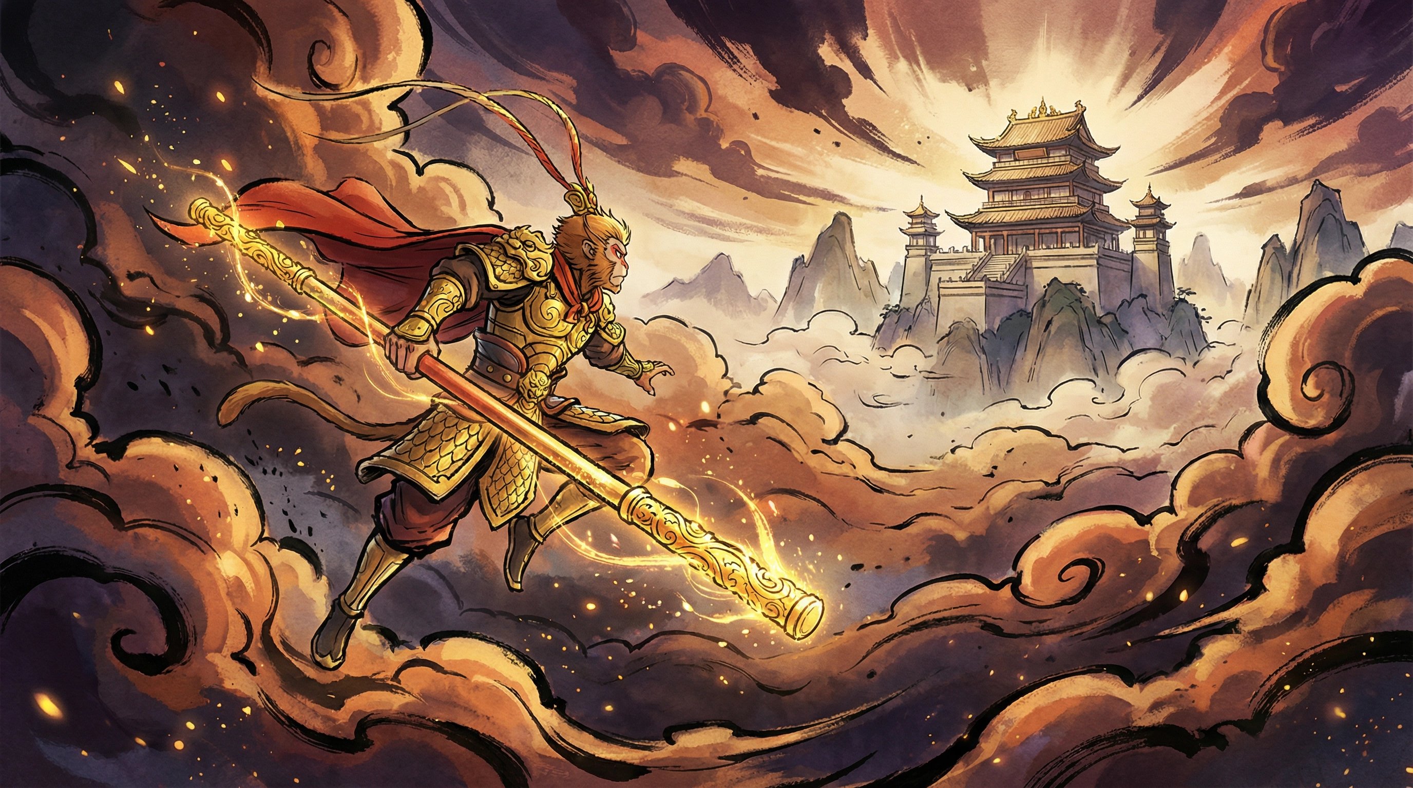 福利姬网站-大圣归来云海激战